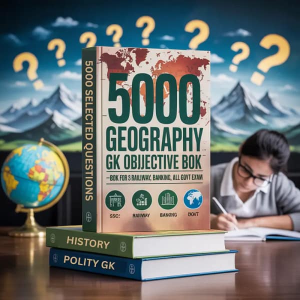 5000 Geography GK Objective Book – Book for SSC, Railway, Banking, All Govt Exam